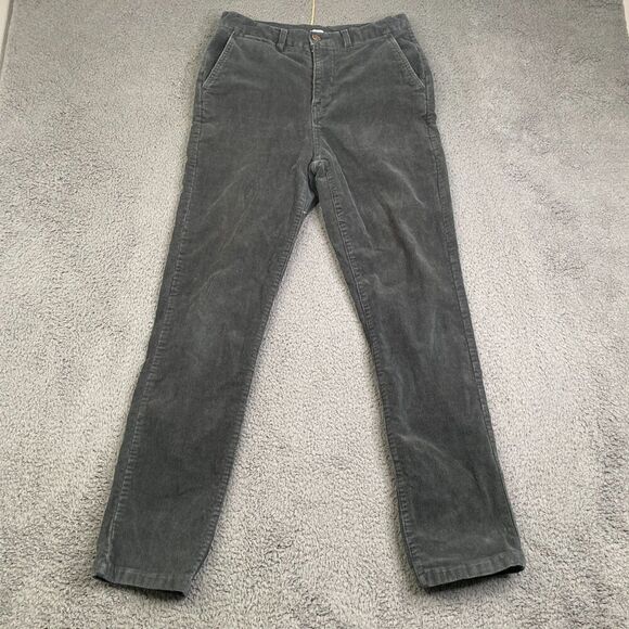 Katin Corey Corduroy Pants Mens 29x29 Gray Slim Straight Stretch - Picture 1 of 14